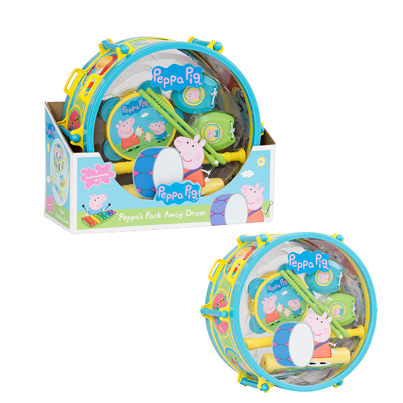 Đồ Chơi PEPPA PIG Bộ Trống Peppa Pig Tiện Lợi Đóng Gói Các Nhạc Cụ Khác 138402800