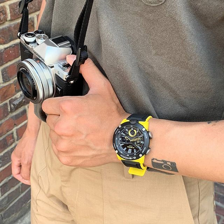 Đồng hồ nam dây nhựa Casio G-Shock chính hãng Anh Khuê GA-2000-1A9DR