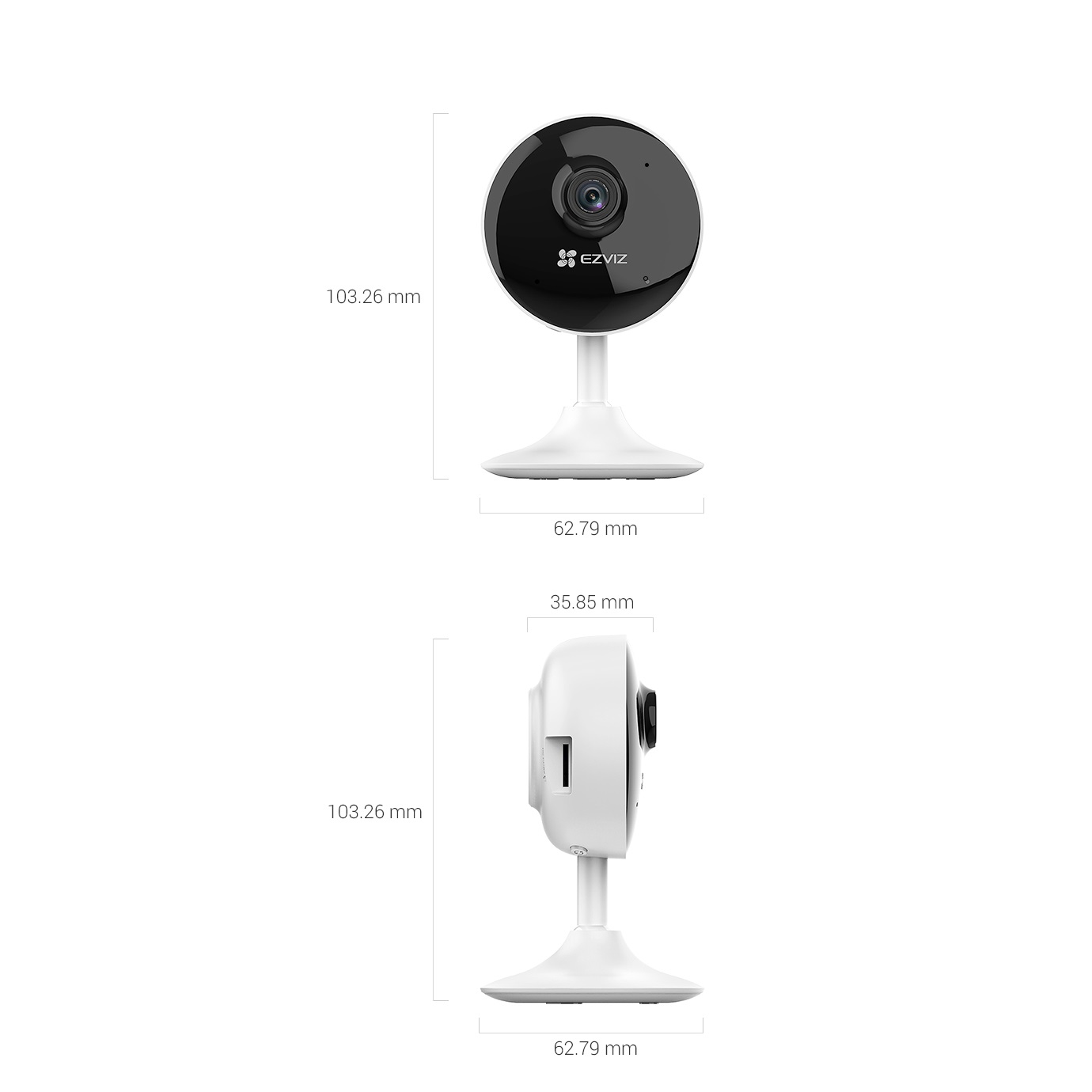 Camera Wi-fi Trong Nhà EZVIZ C1C-B 2MP -Hàng Chính Hãng