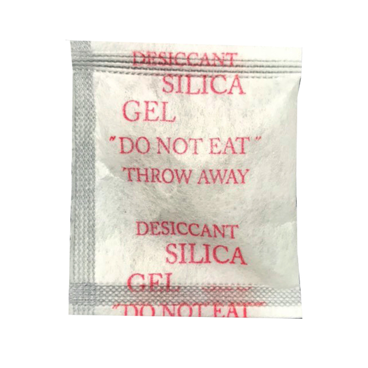 Túi hút ẩm Secco silica gel 2gr – 1kg (500 túi) - Chính hãng - Vải trắng - Chữ to đỏ 2 mặt.