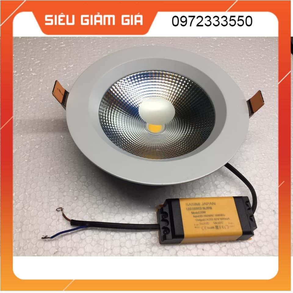 Đèn LED Âm trần Sasimi A8 công nghệ Nhật Bản Phi 160mm Sáng Vàng tản Nhôm