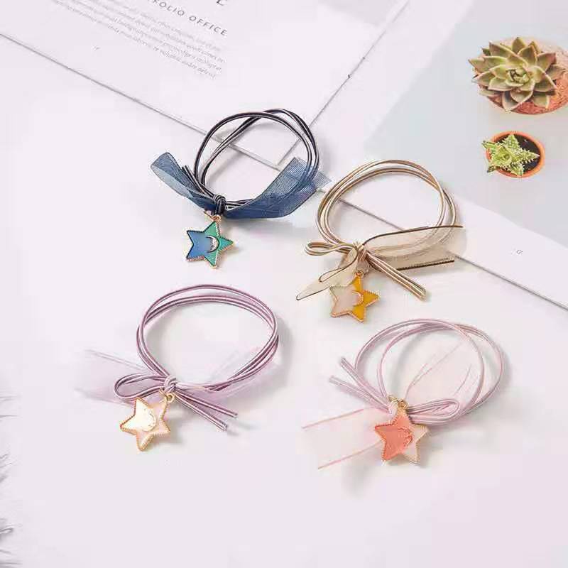 Combo 3 dây cột tóc Hàn Quốc đính ngôi sao