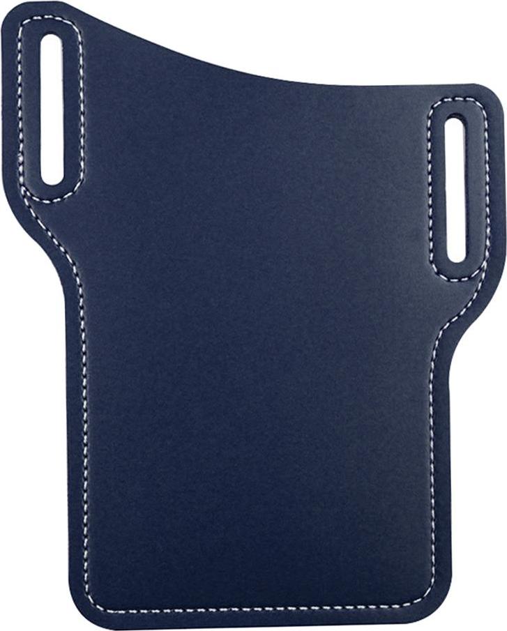 Men Waist Phone Bag PU Loop Holster Pouchs Belt Multipurpose Carrying Case