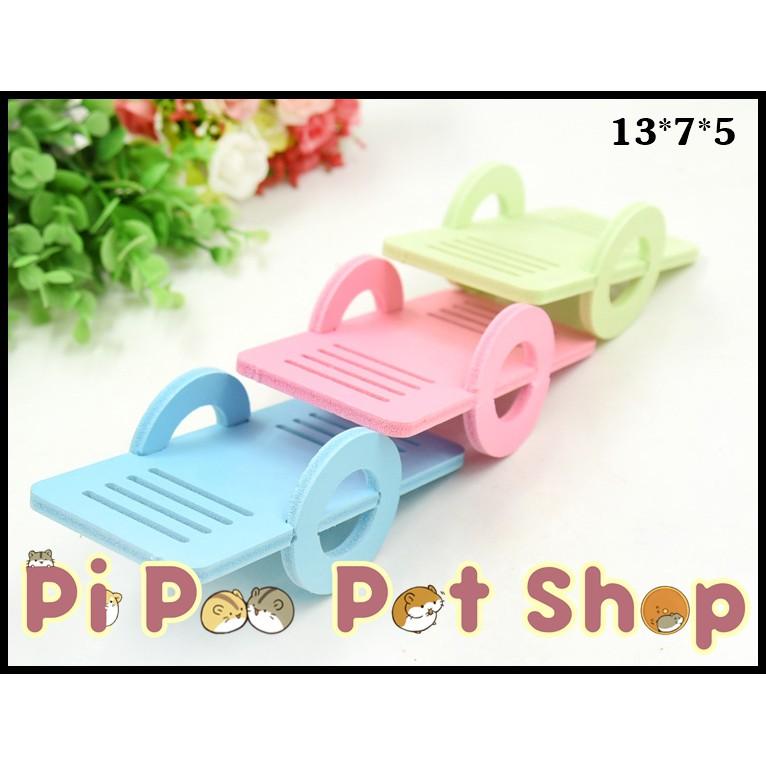 Bập bênh gỗ màu cho Hamster
