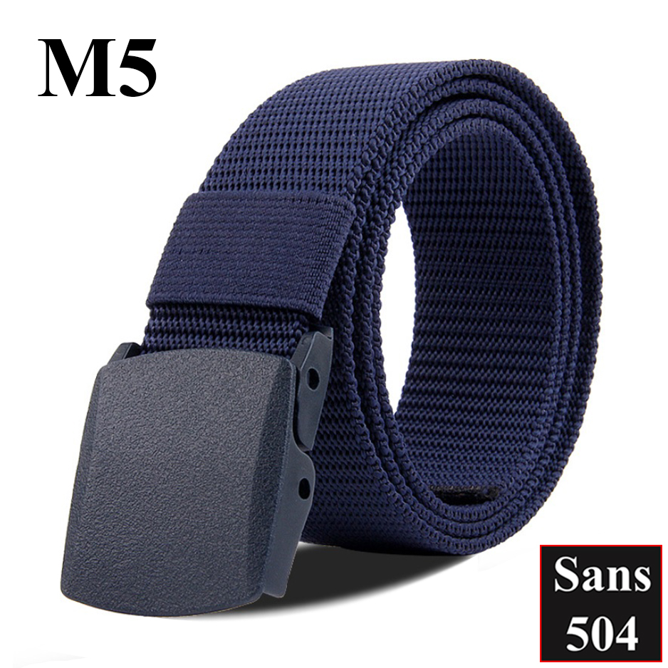 Thắt lưng nam vải dù Sans504 khoá nhựa dây nịt bố canvas thời trang công sở phong cách hàn quốc đẹp giá rẻ siêu bền
