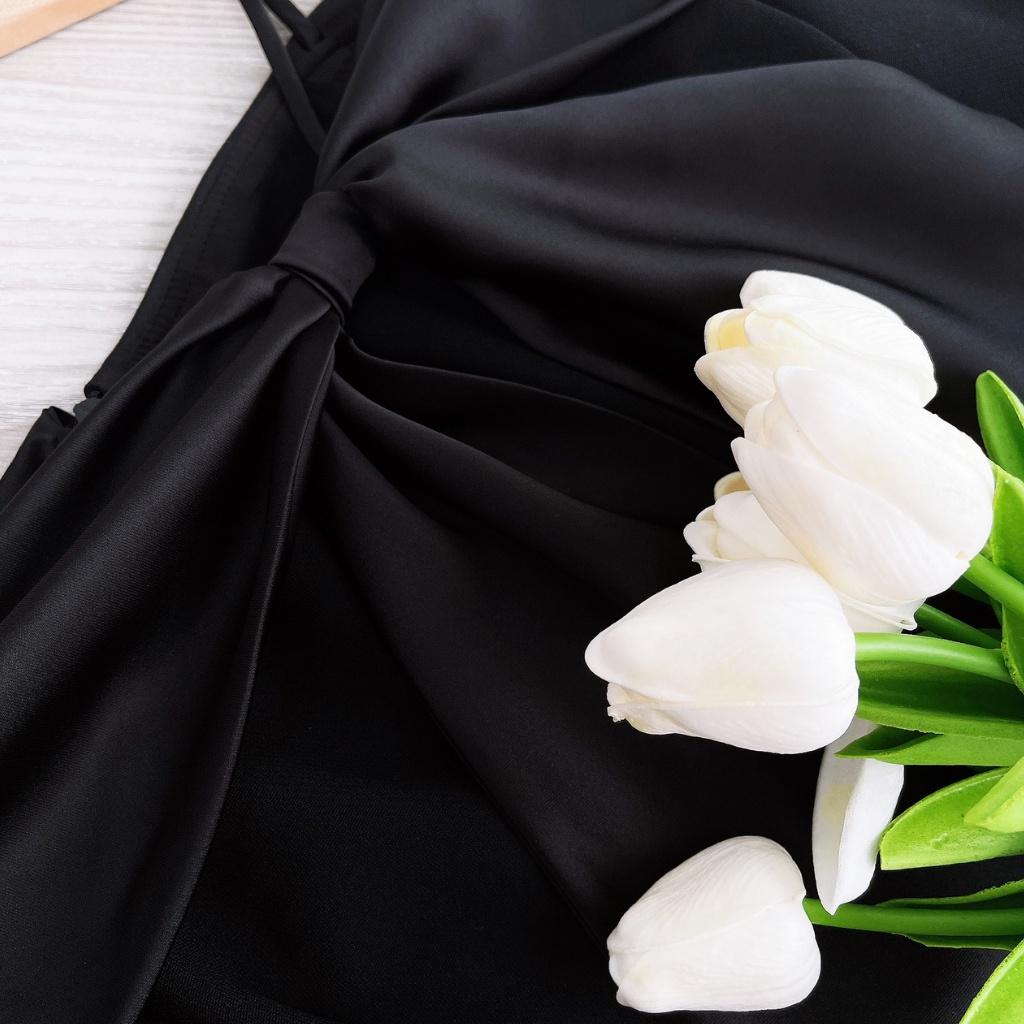 Đầm Dự Tiệc Tina Dress Chất Liệu Vải Hai Biên Cao Cấp - Váy Thiết Kế Trẻ Trung Thanh Lịch