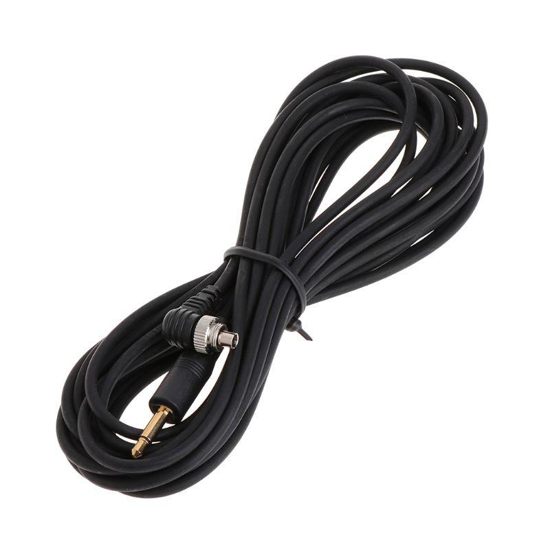 HSV*3.5mm Plug to Male Flash PC Sync Cord Cable Light Trigger For Studio Photography