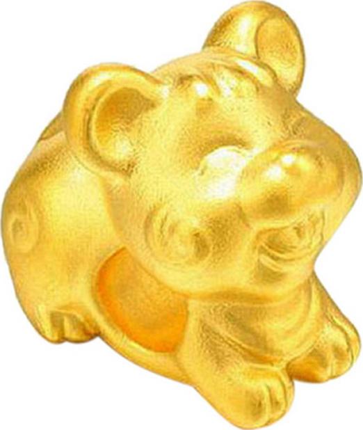 Bộ Vòng Tay Tuổi Tý Bạc Mạ Vàng Tặng Kèm 2 Dây Đeo Cổ