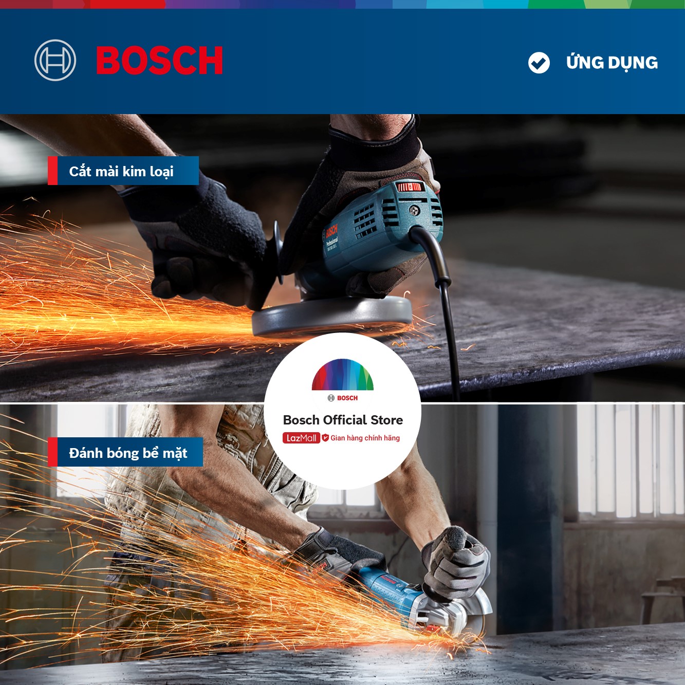 Máy Mài Góc Bosch GWS 900-100S Điều Chỉnh Tốc Độ