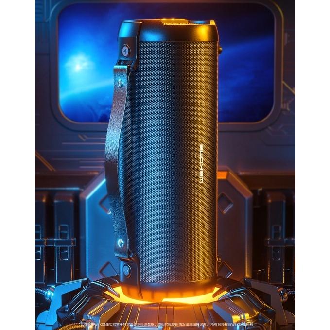 Loa bluetooth WEKOME d29 thế hệ V5.0 bắt sóng khoảng cách lên đến 10m, dễ dàng di chuyển, sử dụng ngoài trời- Hàng nhập khẩu