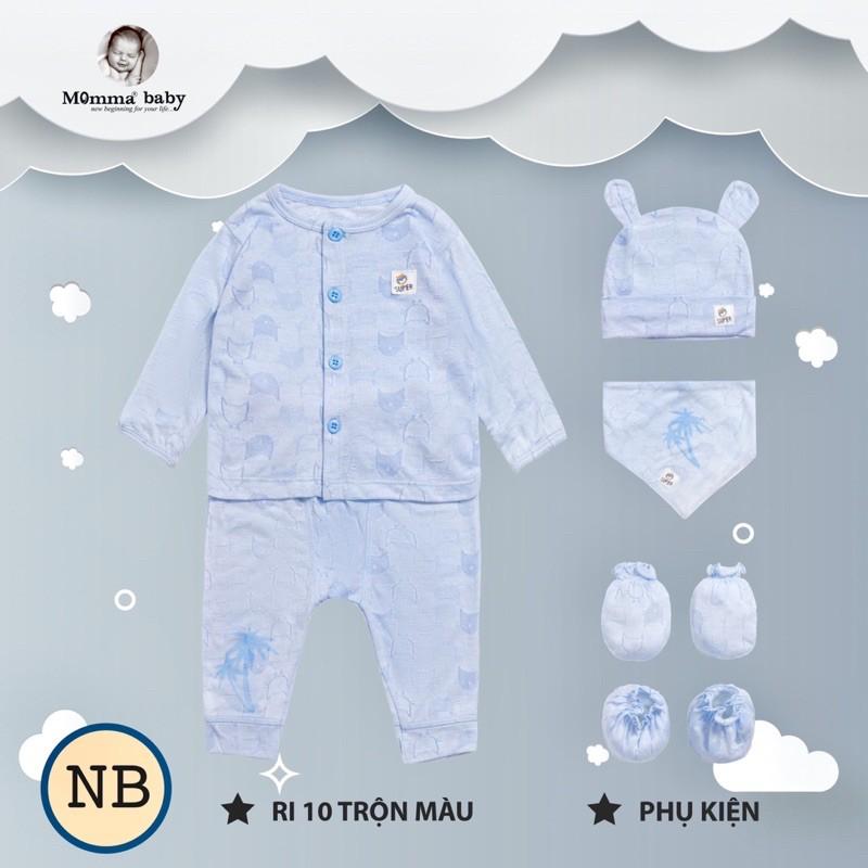 Lố 10 bộ sơ sinh Momma cho bé NB-6m