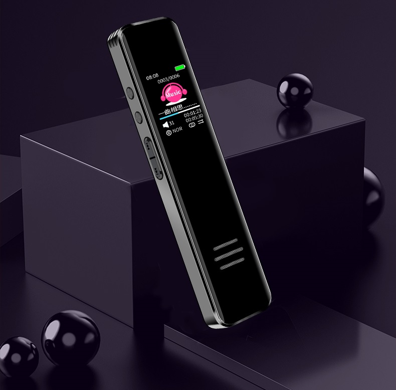 ROGZ - Máy Ghi Âm Chuyên Nghiệp 299IPS Ghi âm định dạng lossless Chống ồn chủ động Bộ nhớ 8Gb Màn gương 5D sắc nét Tự động lưu trữ Bảo mật tệp tin Hỗ trợ học tiếng Anh hiệu quả  - Hàng Chính Hãng