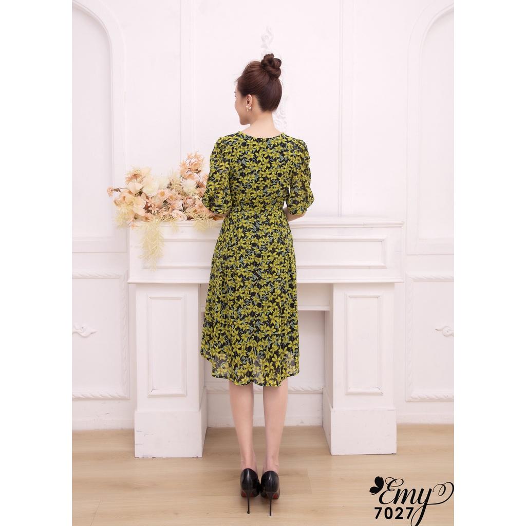 Đầm EMY EM7027 Xoè Cổ Đắp