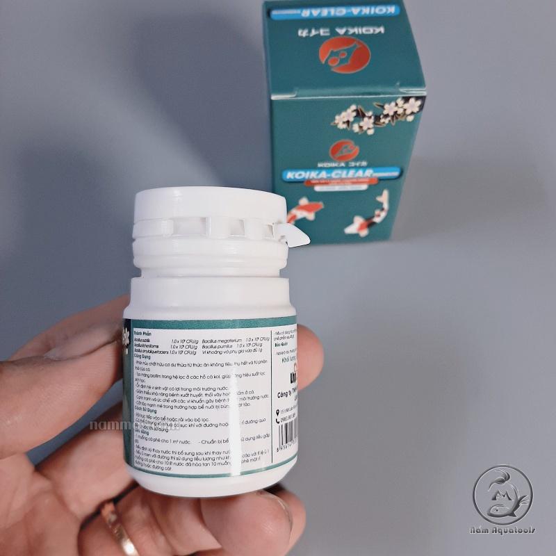 KOIKA - CLEAR PREMIUM | Vi Sinh Bột Phân Huỷ Mùn Bã Hữu Cơ - Làm Trong Nước Cho Hồ Thuỷ Sinh, Hồ Cá Cảnh