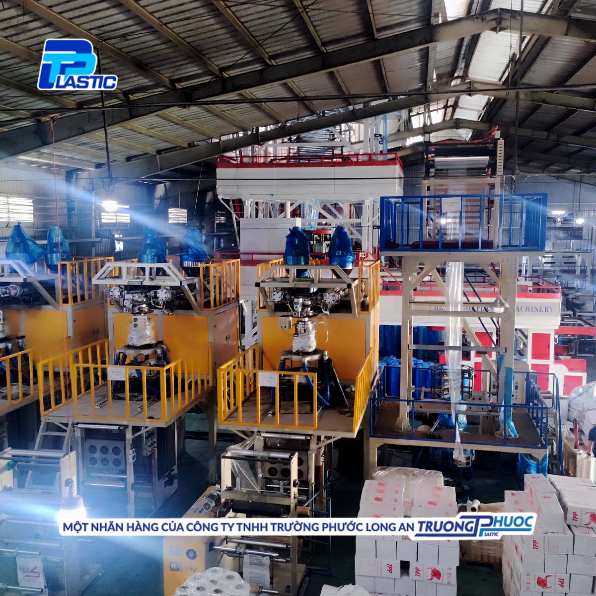 Màng PE Quấn Hàng Pallet TPP, PE Stretch Film, Màng Nhựa Bọc Hàng, Màng Co, Màng Cuốn Hàng,Màng Chít, 2.2kg/cuộn, TRONG SUỐT