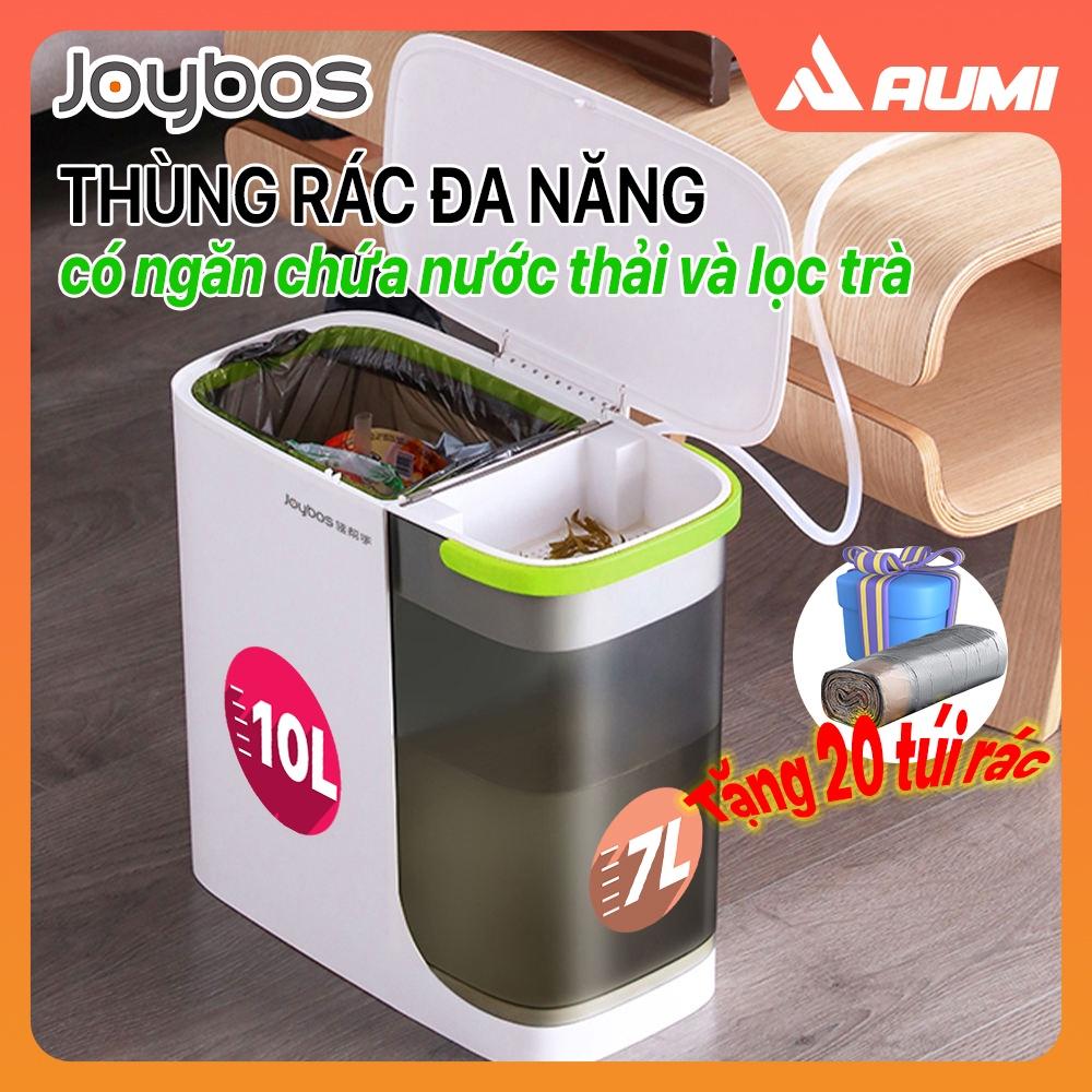 Thùng rác 2 ngăn phân loại rác JOYBOS CFB1