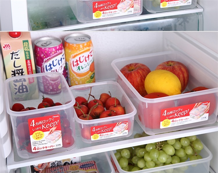 Hộp Đựng Thực Phẩm Khóa Chặt Chịu Được Nhiệt Trong Lò Vi Sóng 1.3L- Nội Địa Nhật Bản