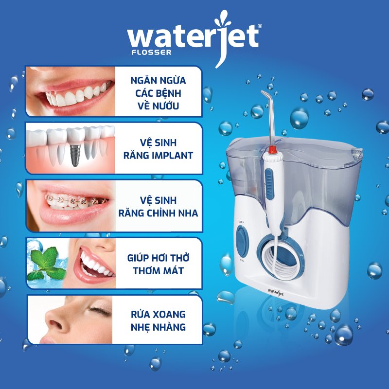 Máy tăm nước gia đình Waterjet Flosser Ultra