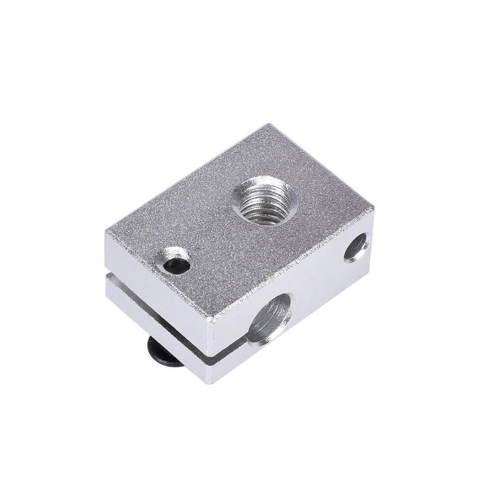 BigTreetech E3D V6 Block Block Block Aluminum với V6 Silicone Sock cho V6 Hotend PT100 Thermistor J-Head 1.75/3.0mm Các bộ phận máy in 3D 3D