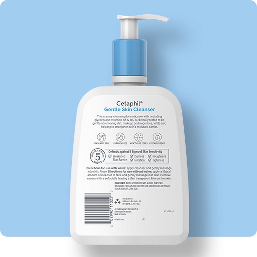 Sữa Rửa Mặt Dịu Nhẹ Cetaphil Gentle Skin Cleanser 500ml