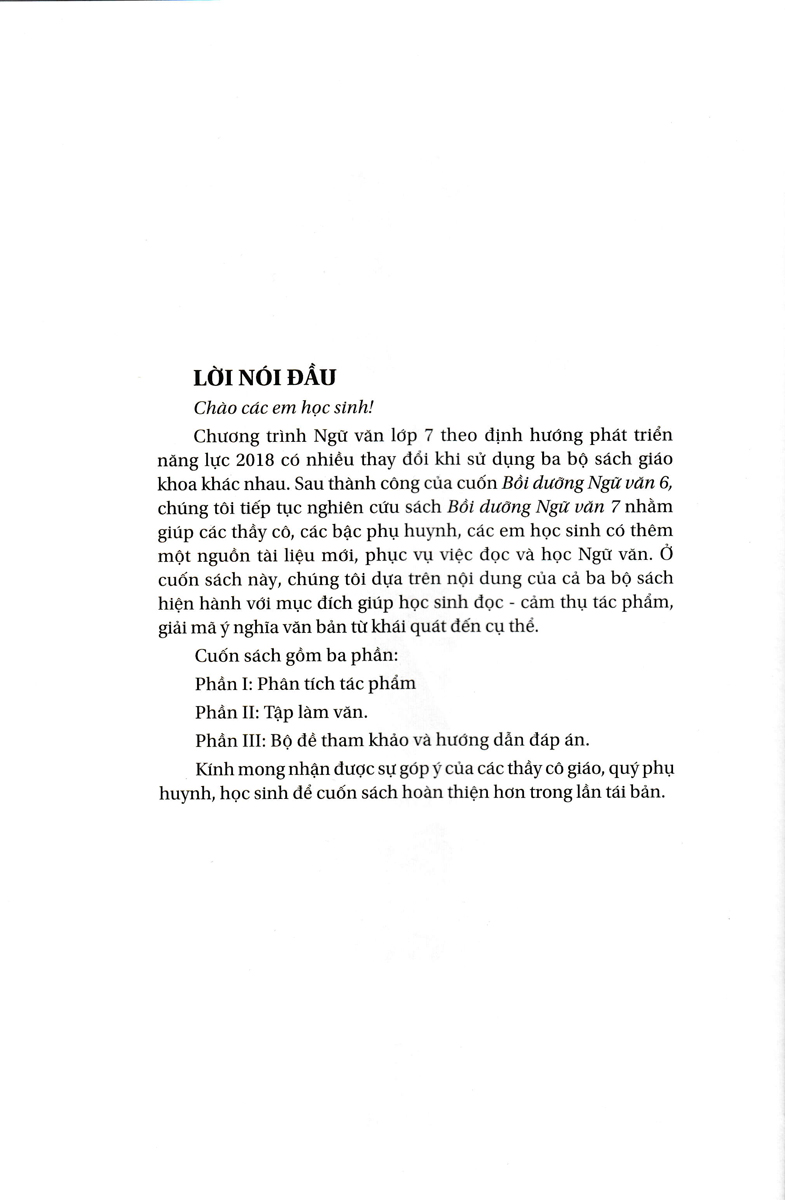 Bồi Dưỡng Ngữ Văn 7