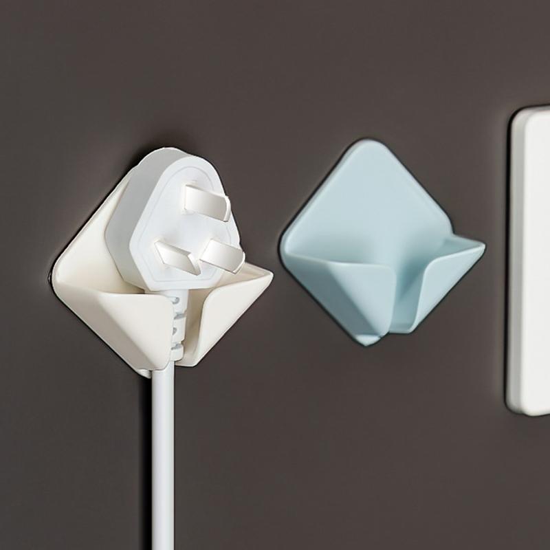 POWER Móc Dán Tường Treo Phích Cắm Điện Tiện Lợi