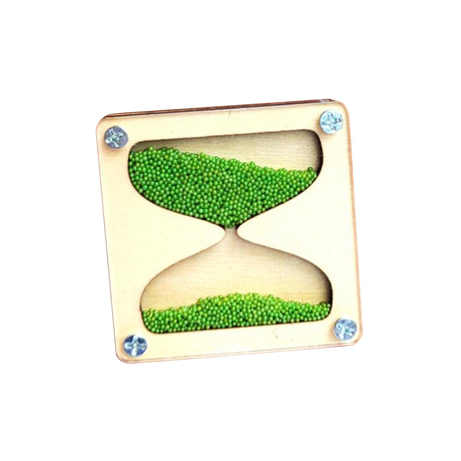 Wooden Hourglass Busy Board Kit Fine Motor Skill for Preschool Toddler