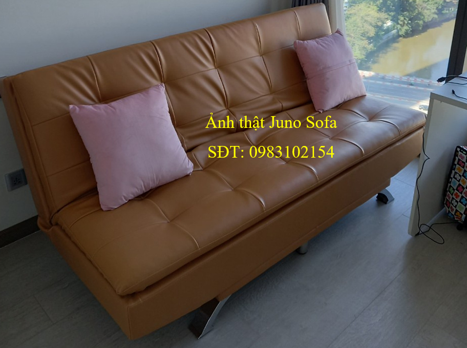 Sofa giường Juno Sofa màu da bò 1m8 x 95 cm x Cao 85 cm