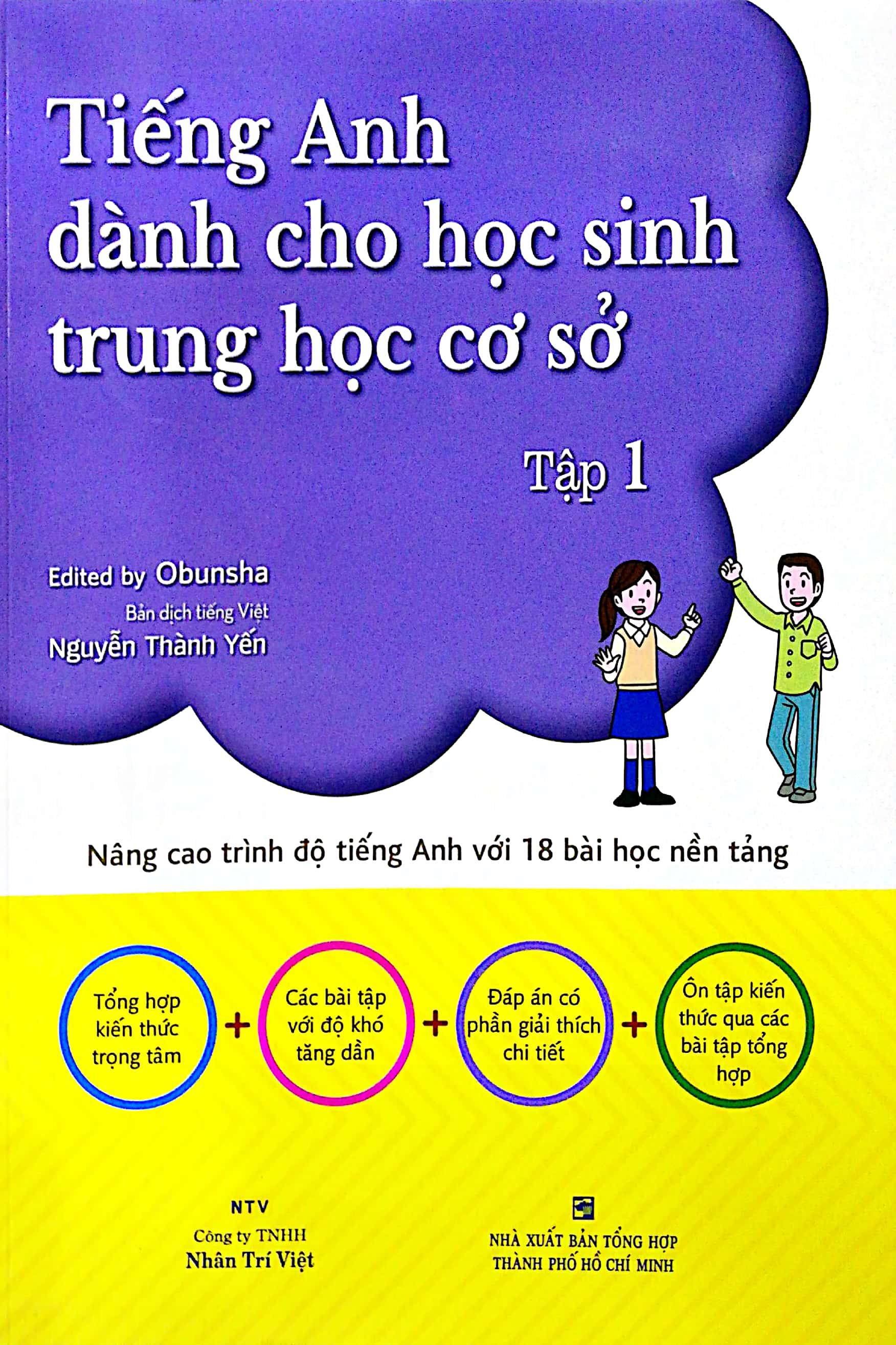 Tiếng Anh Dành Cho Học Sinh Trung Học Cơ Sở (Tập 1)