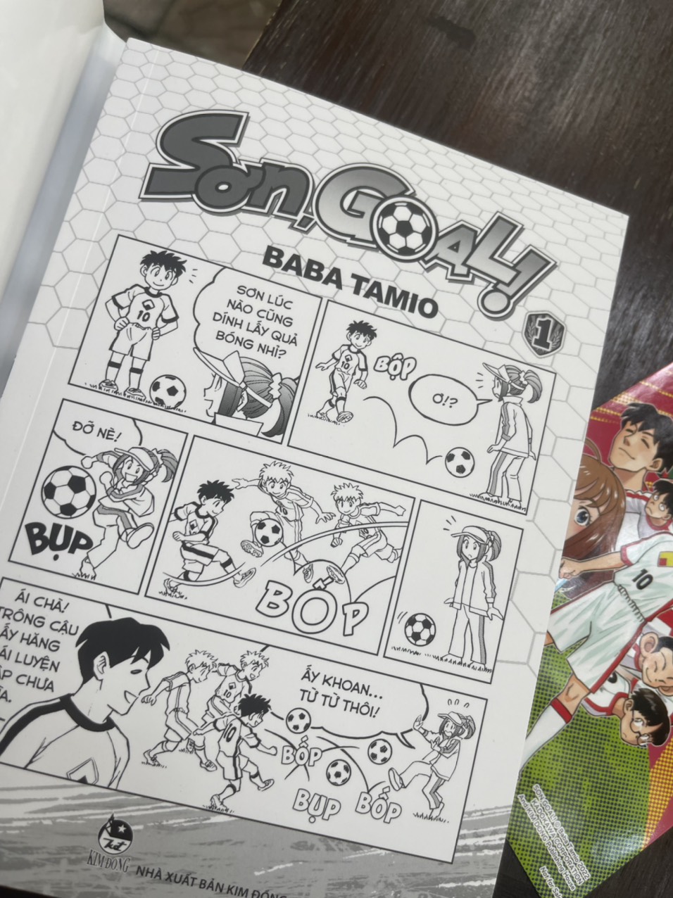 SƠN, GOAL! - TẬP 1 - Tặng kèm obi, bìa bonus và postcard độc quyền - Baba Tamio - ấn phẩm kỷ niệm 65 năm Kim Đồng