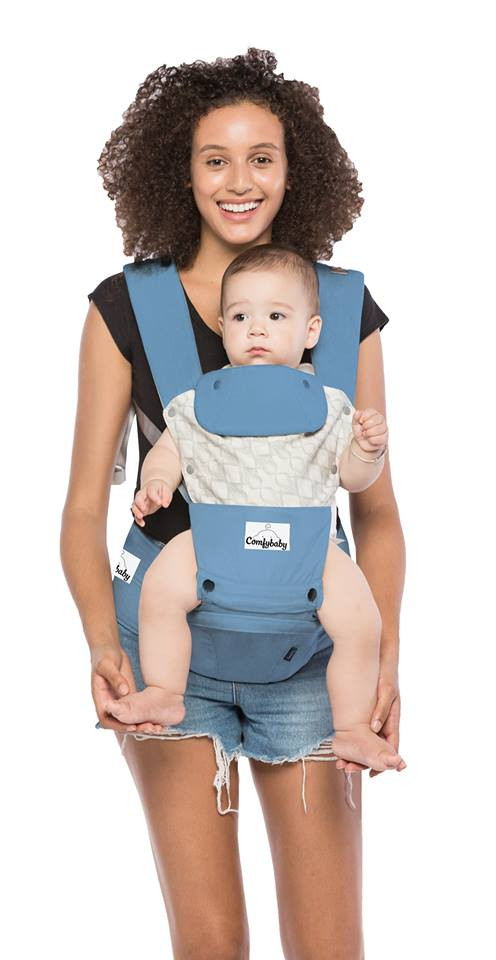 Địu ngồi cao cấp siêu mềm 4 tư thế Comfybaby HC003 2