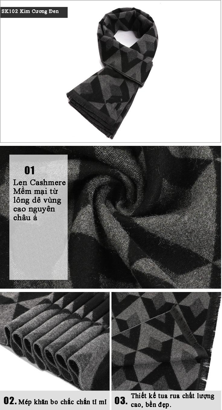 Khăn len quàng cổ nam nữ phong cách hàn quốc SK102