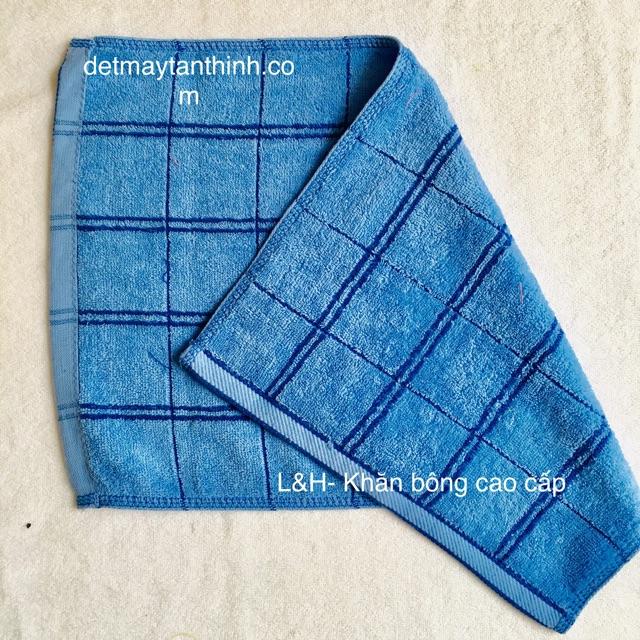 Khăn mặt kẻ ô Tân Thịnh, Kt 30 * 50 cm