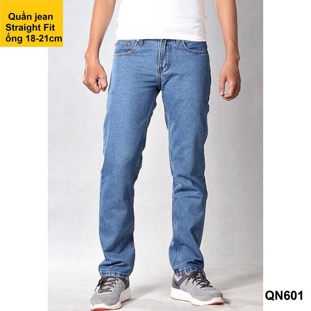 Quần jean co giãn ống suông 18-21cm QN601D