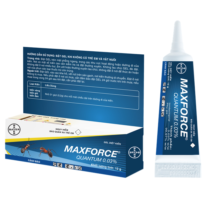 Diệt kiến dạng Gel Maxforce Quantum 0.03% (12g)