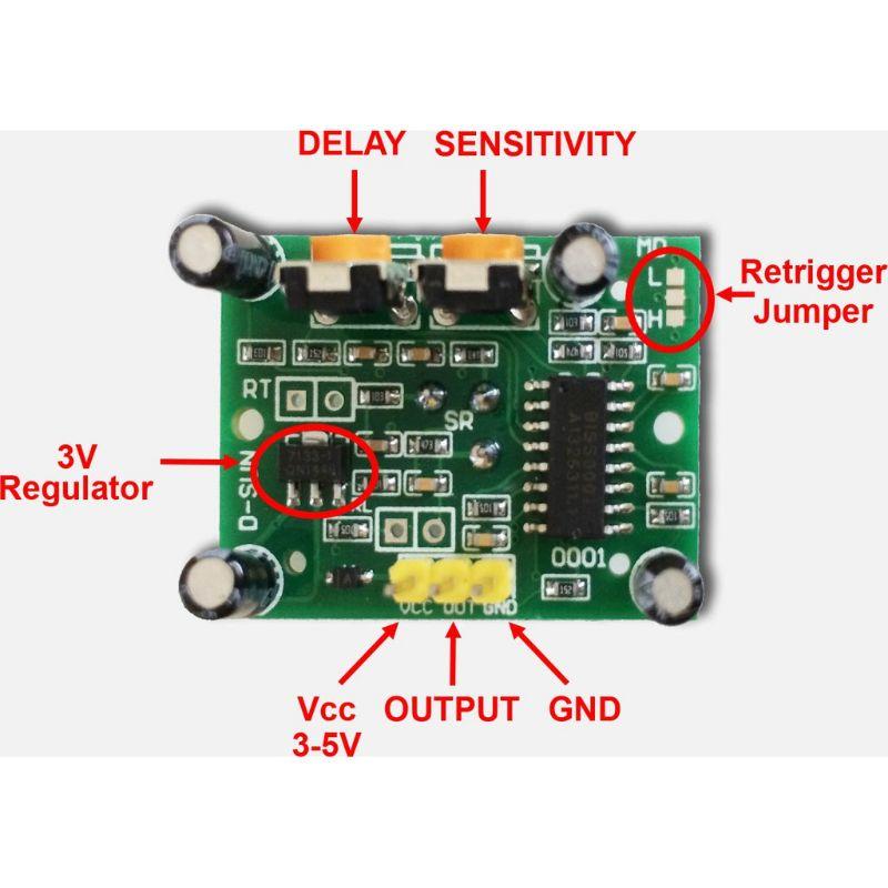 Mạch cảm biến chuyển động hồng ngoại HC-SR501