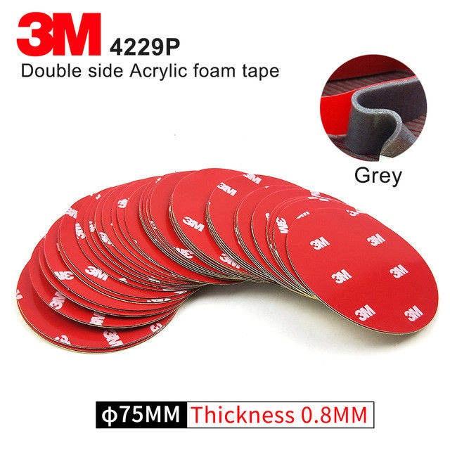 Miếng băng dính 2 mặt 3M siêu bám dính 50mm x 30mm x 1mm. Gắn các vật dụng lại với nhau- 3M AutoCare