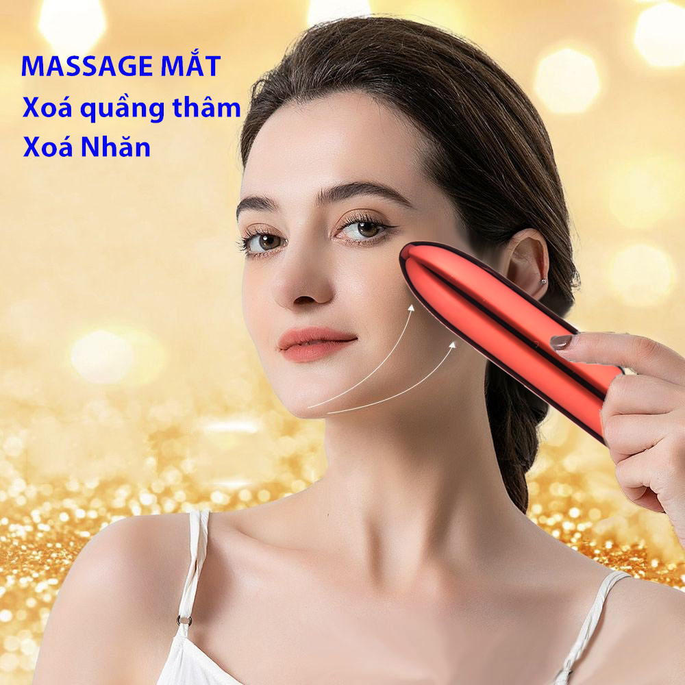 Máy Massage Mắt Chiếc Bút Chống Thâm Quầng, Bọng Mắt Mini Hàng Giao Nhanh (Còn Hàng Sẵn) (Hàng Chính Hãng)