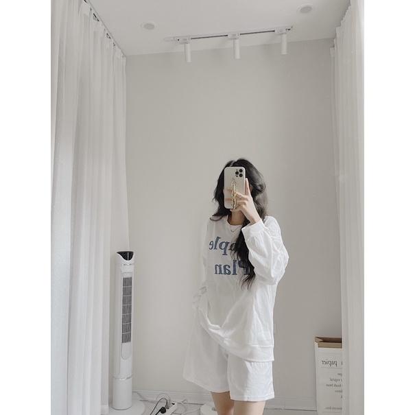Set nỉ chữ 4 màu siêu xinh by Samhyewear