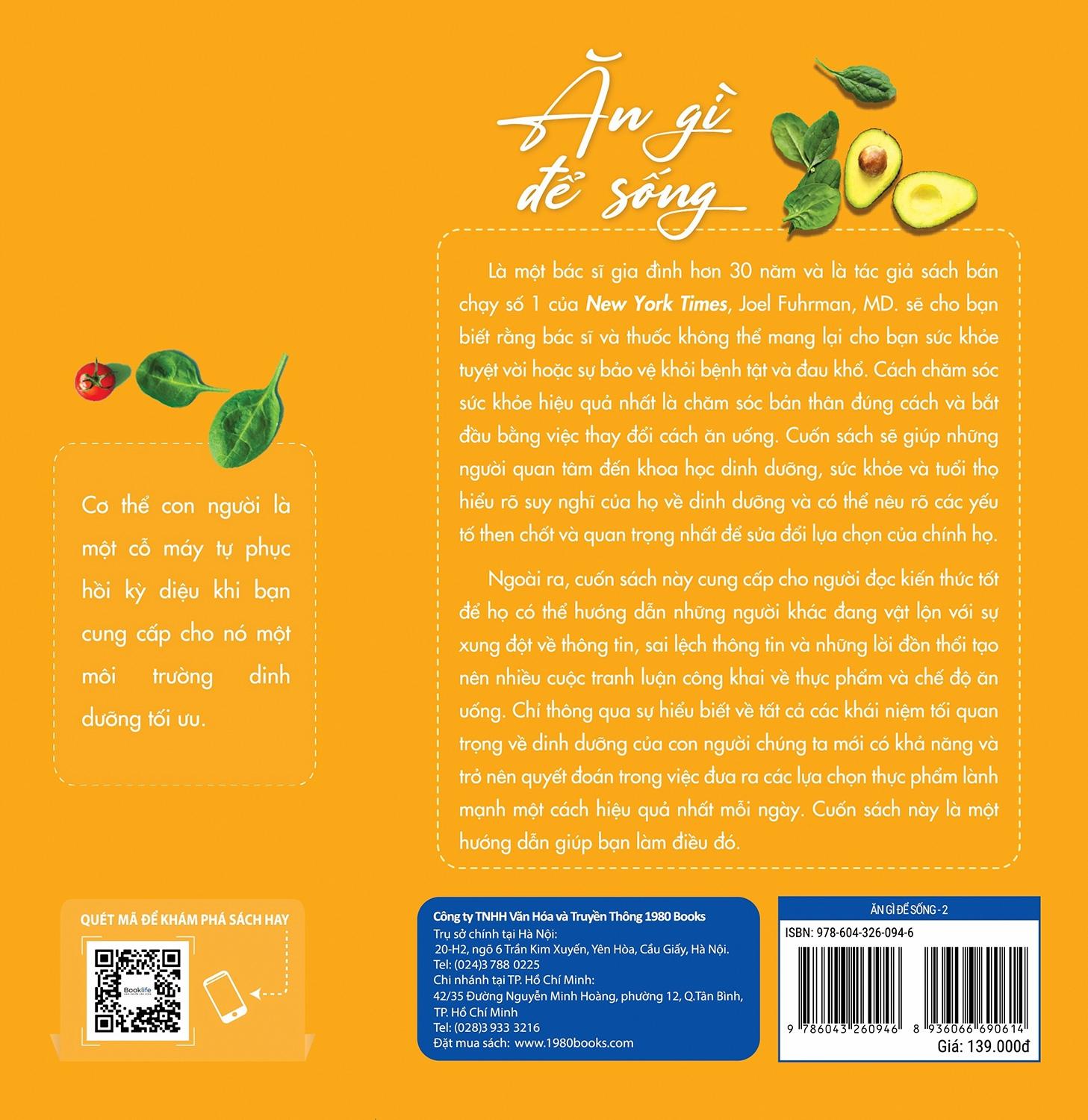 Combo 2 Cuốn: Ăn Gì Để Sống (Tập 1+ Tập 2)