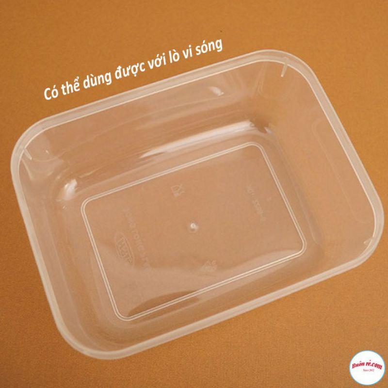 Hộp trữ đồ đông - hộp nhựa trong suốt song long đựng thực phẩm( 1 hộp )