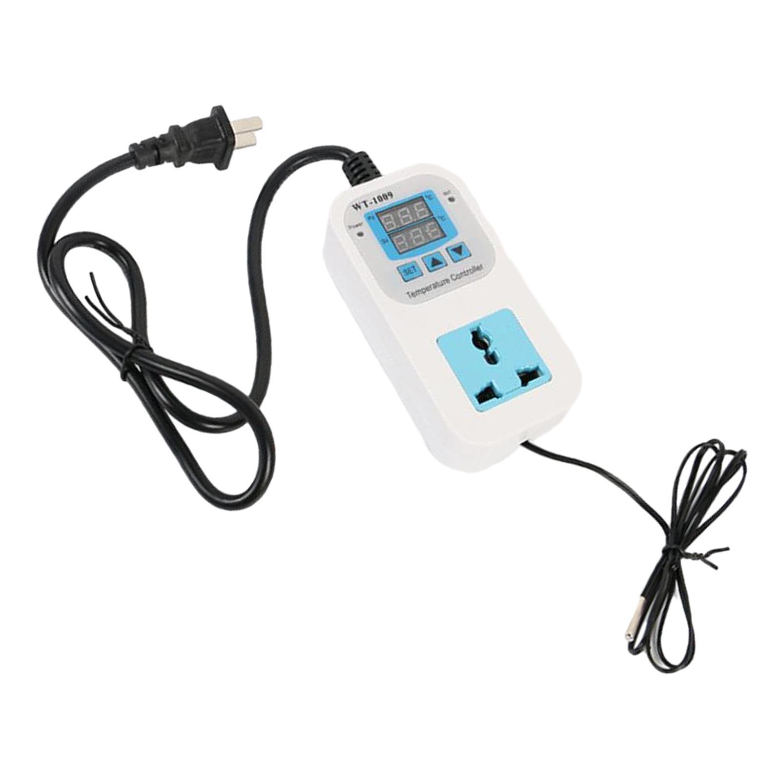 Thermostat Temperature Controller -50-110°C Digital Temperature Controller for Greenhouse  US Adapter