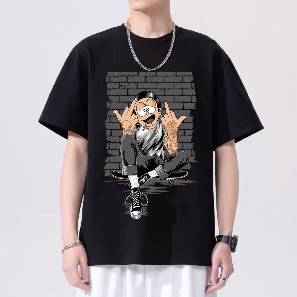 Áo Thun Hình Nobita Cho Nam Cực Chất, Áo Phông Nam Hình Nobita Phong Cách Ulzzang MINA SHOP.