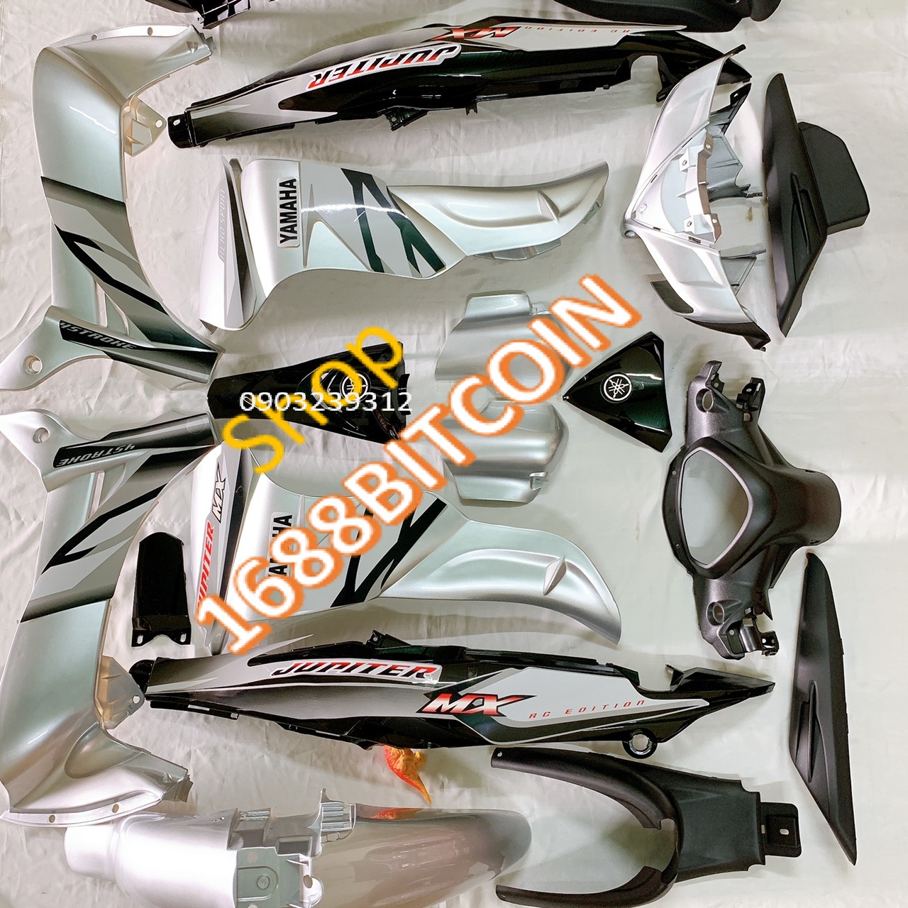 Dàn áo xe JUPITER MX MÀU BẠC - JUPITER Gravita -nhựa nguyên sinh ABS