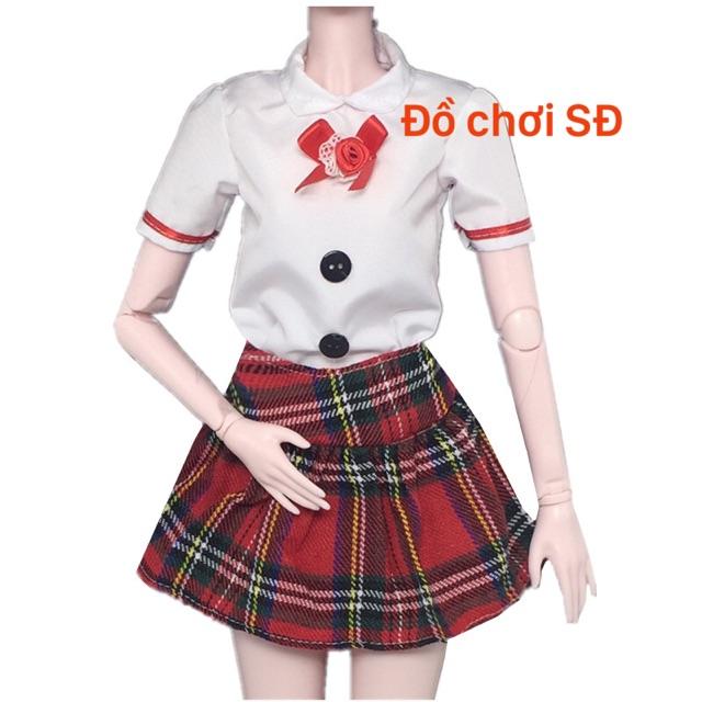 Đầm học sinh búp bê 60 cm