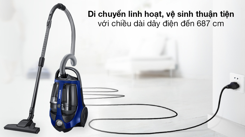 Máy hút bụi Samsung VCC8836V36/XSV - Hàng chính hãng