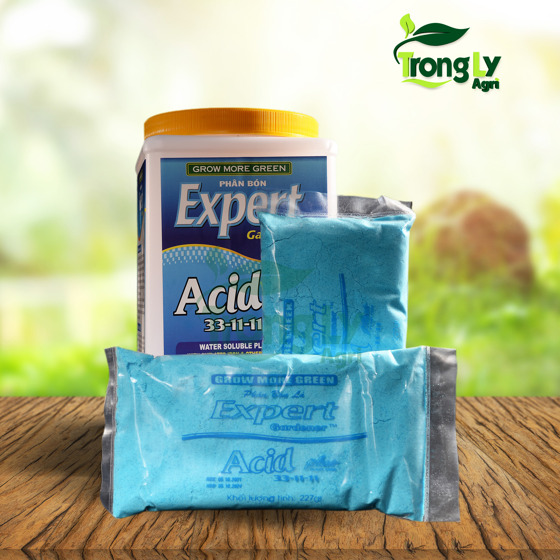 Phân bón lá cao cấp cao Grow More 33-11-11+TE Acid Plus Plant food nhập khẩu Malaysia