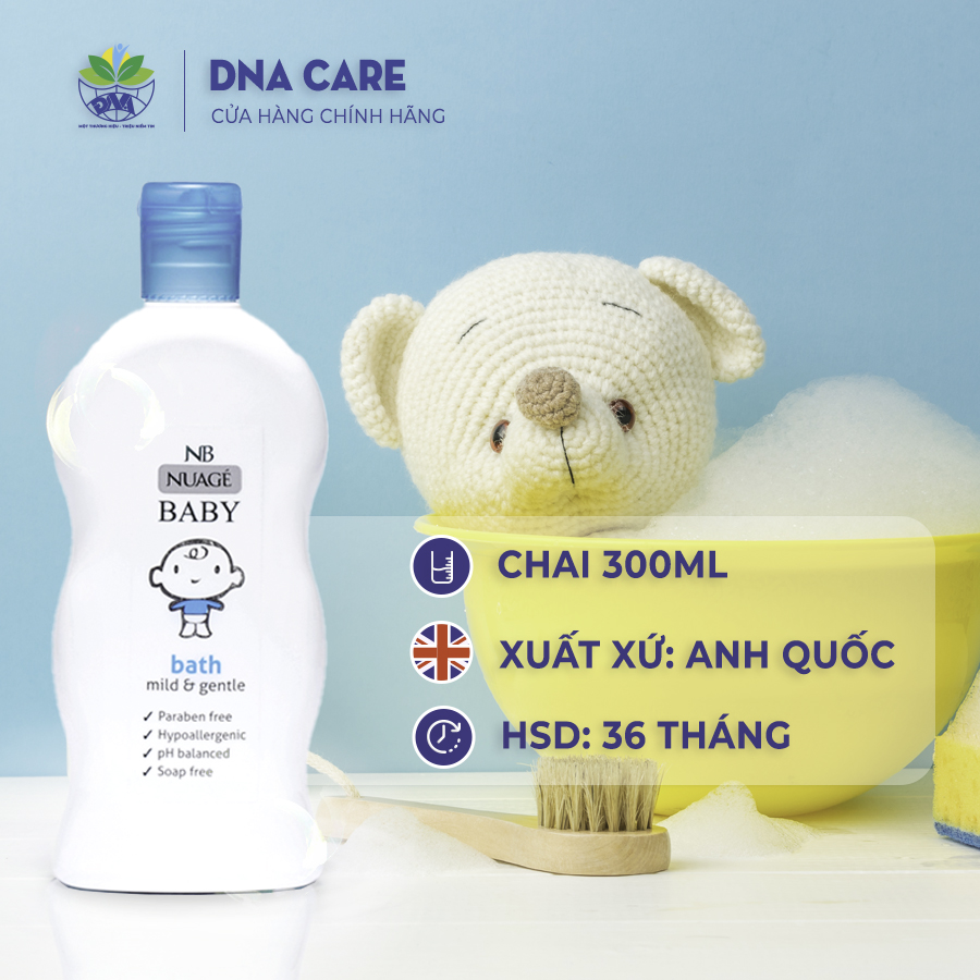 Sữa tắm cho bé sơ sinh Nuage chai 300ml