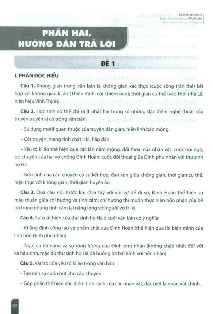 Sách - Đề Ôn Thi Tốt Nghiệp Trung Học Phổ Thông - Môn Ngữ Văn (Theo Chương Trình Giáo Dục Phổ Thông 2018) - ảnh 9