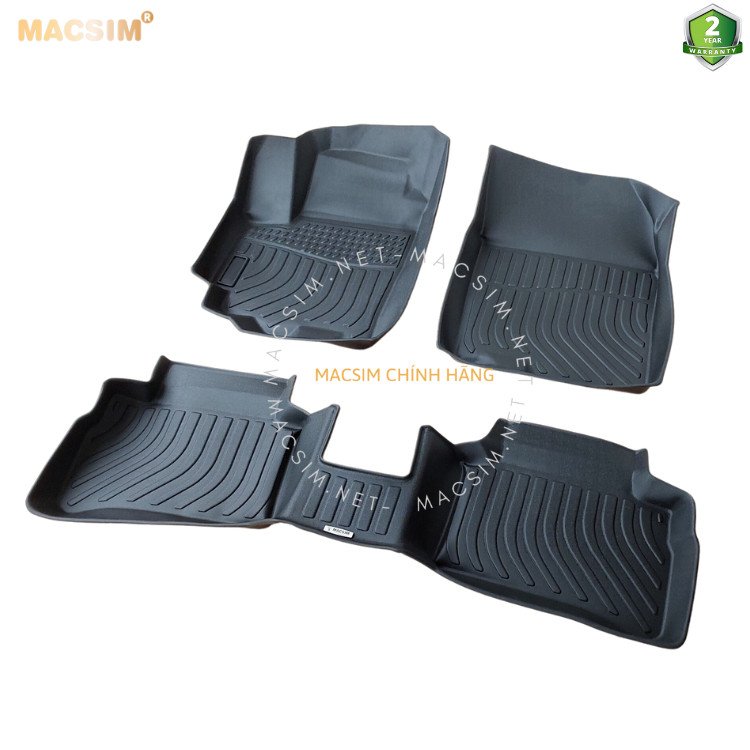 Thảm lót sàn xe ô tô Suzuki Vitara 2015-2020 (sd) Nhãn hiệu Macsim chất liệu nhựa TPE cao cấp màu đen
